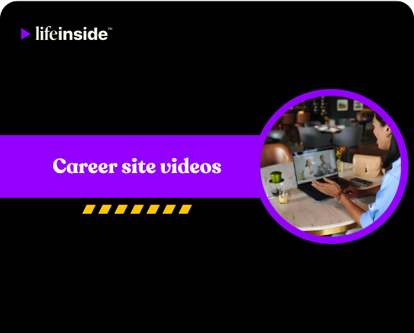 Career site videos