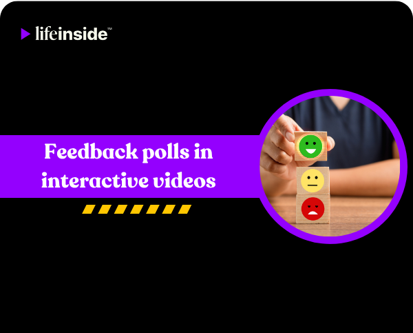 Feedback polls in interactive videos