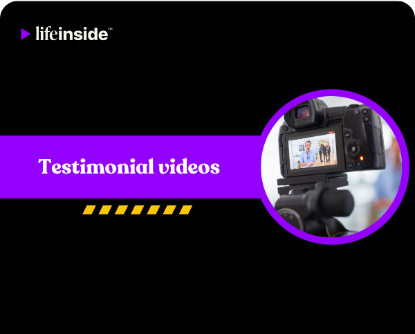 Testimonial videos