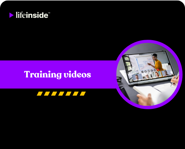 Training videos for employee and customer learning